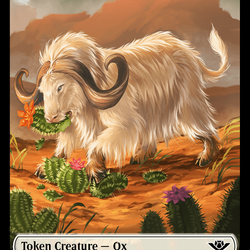 Faerie Rogue // Ox Double-Sided Token [The List]