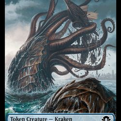 Phyrexian Germ // Kraken Double-Sided Token [Modern Horizons 3 Tokens]