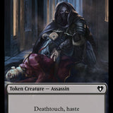 Treasure // Assassin Double-Sided Token [Commander Masters Tokens]
