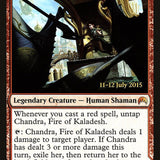 Chandra, Fire of Kaladesh // Chandra, Roaring Flame [Magic Origins Prerelease Promos]
