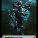 Spirit (0039) // Zombie (0013) Double-Sided Token [Commander Masters Tokens]