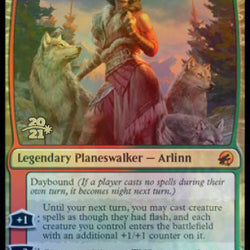 Arlinn, the Pack's Hope // Arlinn, the Moon's Fury [Innistrad: Midnight Hunt Prerelease Promos]