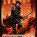 Elemental // Human (0014) Double-Sided Token [Innistrad Remastered Tokens]