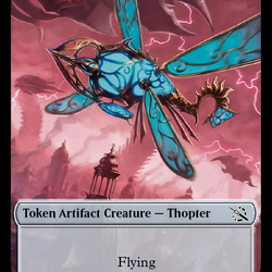 Thopter // Beast Double-Sided Token [March of the Machine Commander Tokens]