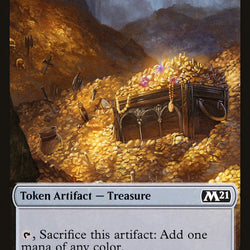 Angel // Treasure Double-Sided Token [Core Set 2021 Tokens]