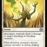 Razorgrass Ambush // Razorgrass Field [Modern Horizons 3]