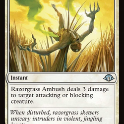 Razorgrass Ambush // Razorgrass Field [Modern Horizons 3]