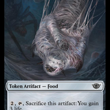 Tentacle // Food (0024) Double-Sided Token (Surge Foil) [The Lord of the Rings: Tales of Middle-Earth Tokens]