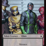 Shapeshifter (002) // Villain (009) Double-Sided Token [Marvel Super Heroes Commander Tokens]