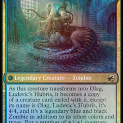 Ludevic, Necrogenius // Olag, Ludevic's Hubris [Innistrad: Midnight Hunt Prerelease Promos]