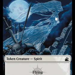 Goblin (0008) // Spirit (0004) Double-Sided Token [Ravnica Remastered Tokens]