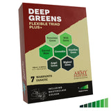 WARPAINTS: FANATIC FLEXIBLE TRIAD PLUS+  DEEP GREENS