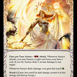 Invoke Suraya // Suraya, Archangel of Knowledge [DYN212] (Dynasty)  Rainbow Foil