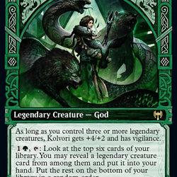 Kolvori, God of Kinship // The Ringhart Crest (Showcase) [Kaldheim]