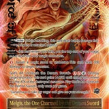 Melgis, the Flame King // Melgis, the One Charmed by the Demon Sword (Full Art) (SKL-027/J) [The Seven Kings of the Lands]