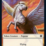 Pegasus // Thopter Double-Sided Token [Starter Commander Decks]