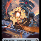 Treasure // Gnome Double-Sided Token [Outlaws of Thunder Junction Tokens]