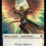 Kor Warrior // Angel Warrior Double-Sided Token [Commander Legends: Battle for Baldur's Gate Tokens]