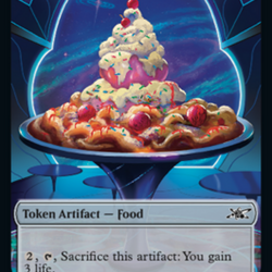 Clown Robot (002) // Food (010) Double-Sided Token [Unfinity Tokens]