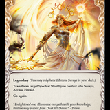 Invoke Suraya // Suraya, Archangel of Knowledge [DYN212] (Dynasty)  Rainbow Foil
