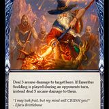 Emeritus Scolding (Yellow) [EVR126] (Everfest)  1st Edition Normal