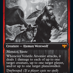 Volatile Arsonist // Dire-Strain Anarchist [Innistrad: Double Feature]