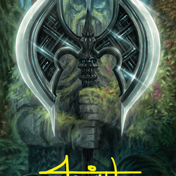 Leyline Axe // Leyline Axe (AFDN-049) (Borderless) [Foundations Art Series]