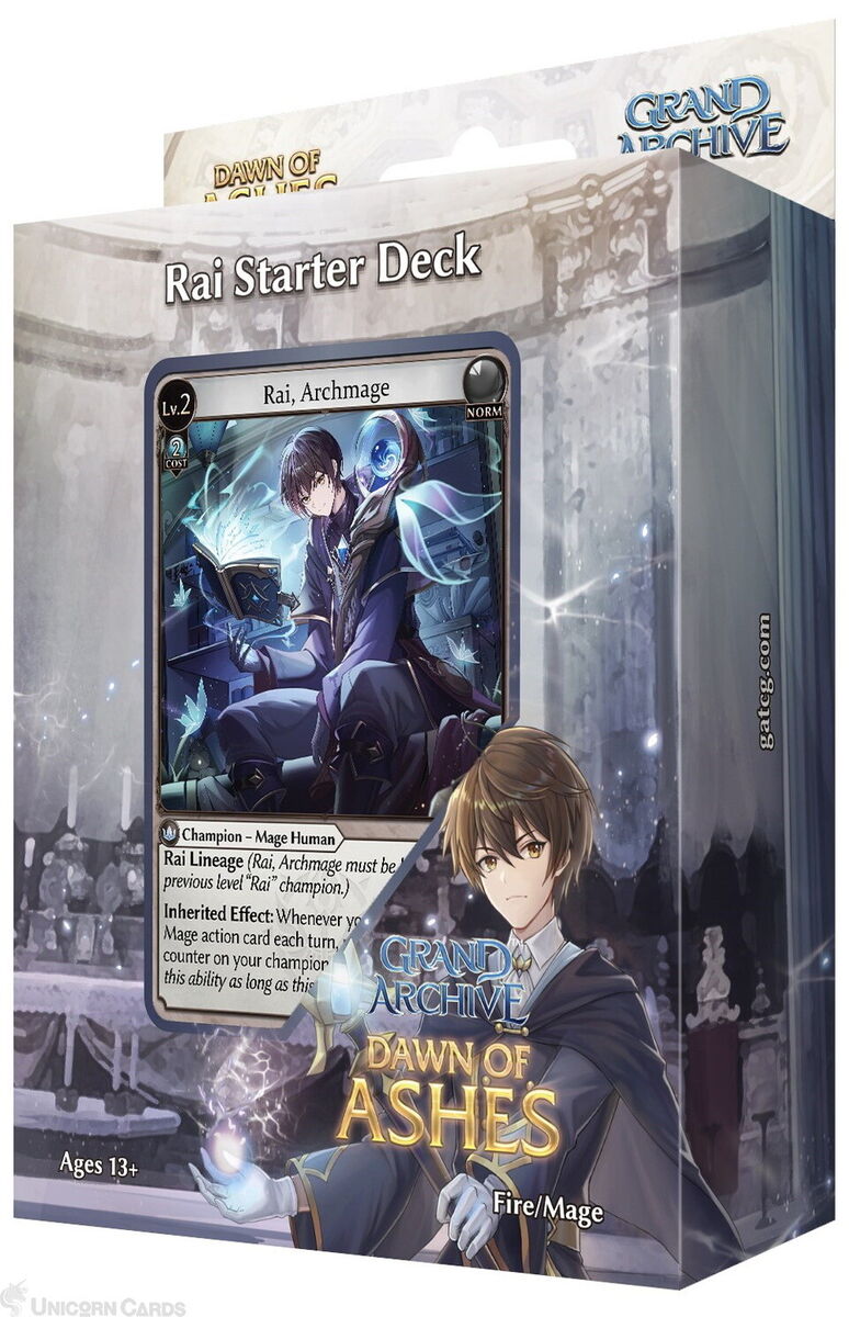 Grand Archive: Dawn Of Ashes Starter Deck - Rai
