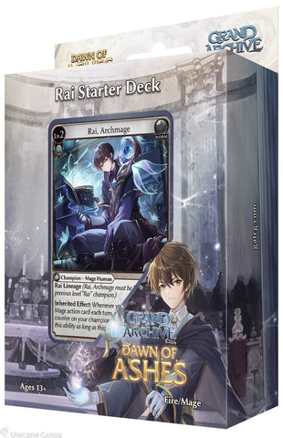 Grand Archive: Dawn Of Ashes Starter Deck - Rai