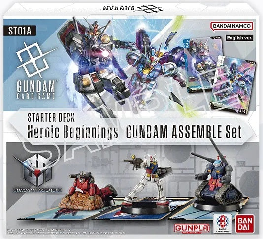 Gundam CG ST-01A GUNDAM ASSEMBLE/HEROIC BEGINNINGS STARTER
