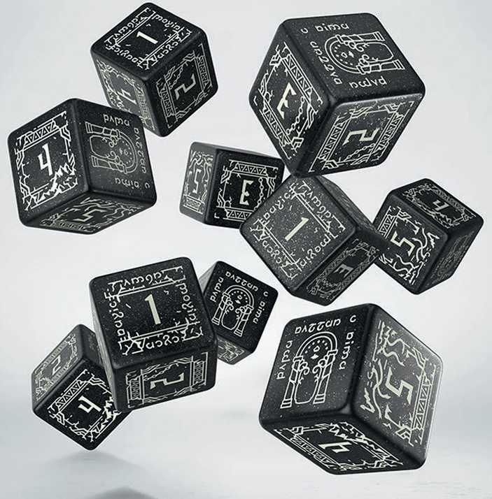 LORD OF THE RINGS MORIA 10XD6 DICE SET  [2026-07-22]