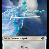 Spirit // Food (0024) Double-Sided Token (Surge Foil) [The Lord of the Rings: Tales of Middle-Earth Tokens]