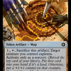 Map // Plot Double-Sided Token [Outlaws of Thunder Junction: The Big Score Tokens]