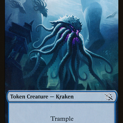 Soldier // Kraken Double-Sided Token [March of the Machine Tokens]