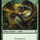 Aven Initiate // Snake Double-Sided Token [Amonkhet Tokens]
