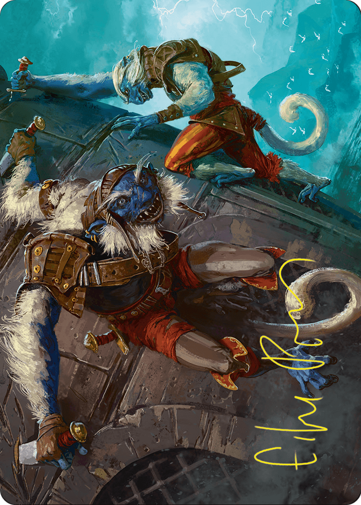 Goblin Boarders // Goblin Boarders (AFDN-011) (Borderless) [Foundations Art Series] Foil