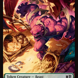 Rhino (013) // Beast (011) Double-Sided Token [Marvel Super Heroes Commander Tokens]