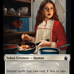 Human (0005) // Treasure (0028) Double-Sided Token [Doctor Who Tokens]