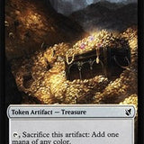Treasure // Human Double-Sided Token [Commander 2019 Tokens]
