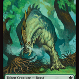Dog // Beast (0033) Double-Sided Token [Foundations Tokens]