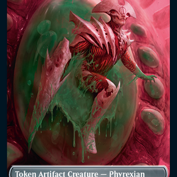 Incubator // Phyrexian (16) Double-Sided Token [March of the Machine Tokens]