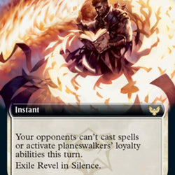 Flamescroll Celebrant // Revel in Silence (Extended Art) [Strixhaven: School of Mages]
