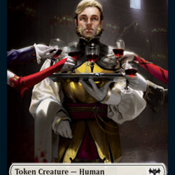 Human (001) // Treasure Double-Sided Token [Innistrad: Crimson Vow Tokens]