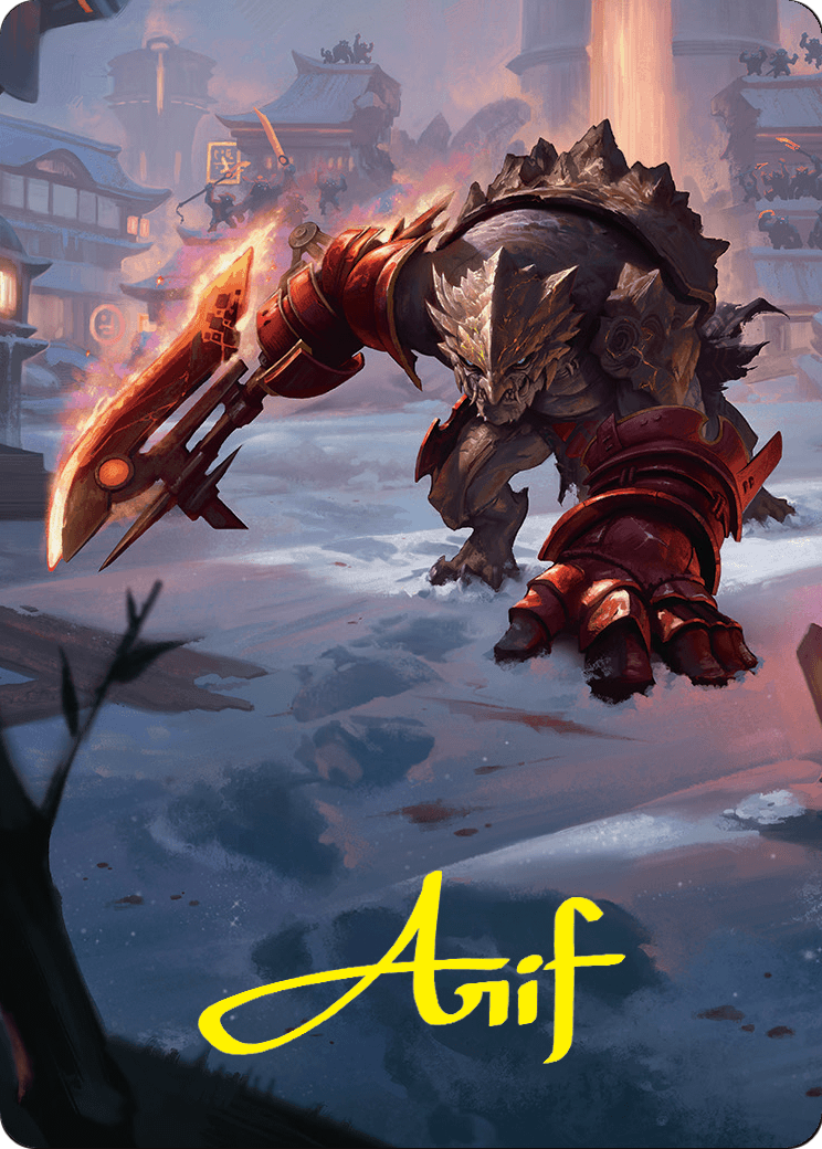 Searslicer Goblin // Searslicer Goblin (AFDN-039) (Borderless) [Foundations Art Series] Foil
