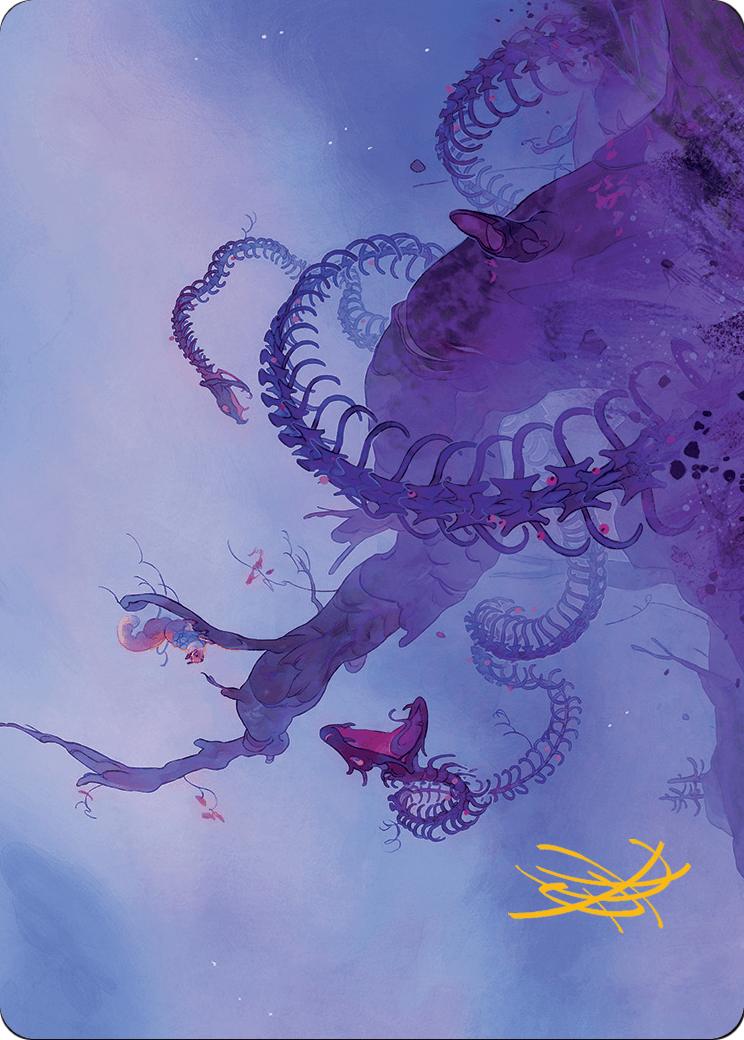 Coiling Rebirth // Coiling Rebirth (ABLB-044) (Borderless) [Bloomburrow Art Series] Foil