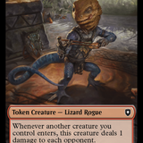 Agate Instigator // Rabbit Double-Sided Token [Bloomburrow Commander Tokens]