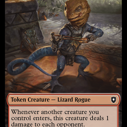 Agate Instigator // Rabbit Double-Sided Token [Bloomburrow Commander Tokens]
