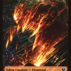 Angel // Elemental (010) Double-Sided Token [Commander 2020 Tokens]