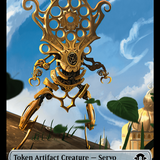 Servo // Zombie Double-Sided Token [Modern Horizons 3 Tokens]