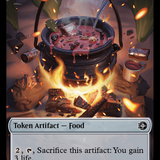 Treasure // Food (0004) Double-Sided Token [Outlaws of Thunder Junction Tokens]